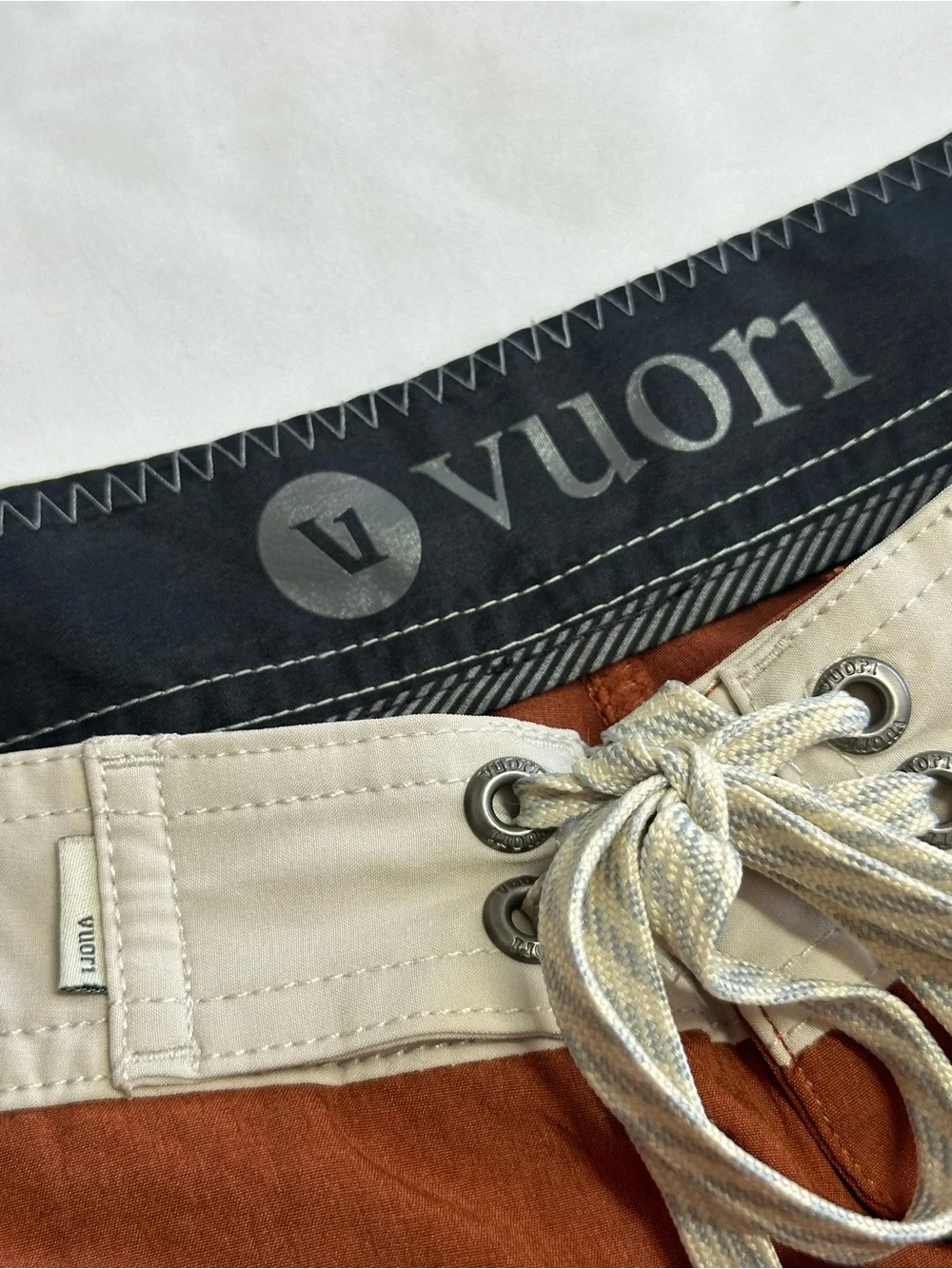 Vuori Cruise Swim Boardshort Dark Penny Size 34 V314